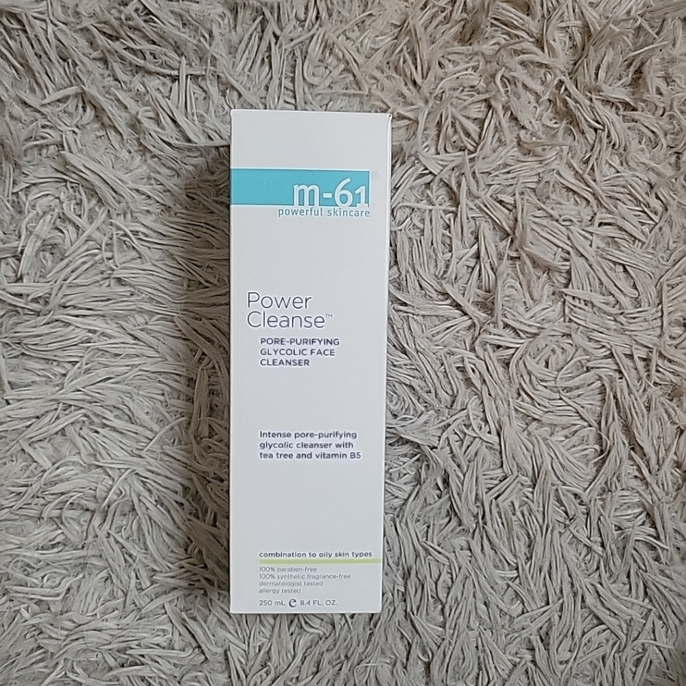 M-61 Power Cleanse Cleanser 8.2 oz Pore-Purifying Glycolic Face Cleanser New NIB